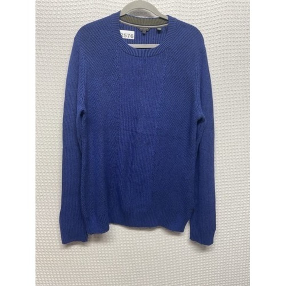 NWOT Ted Baker Mixme Directional Ribbed CrewNeck Sweater Men 4/US Large China
